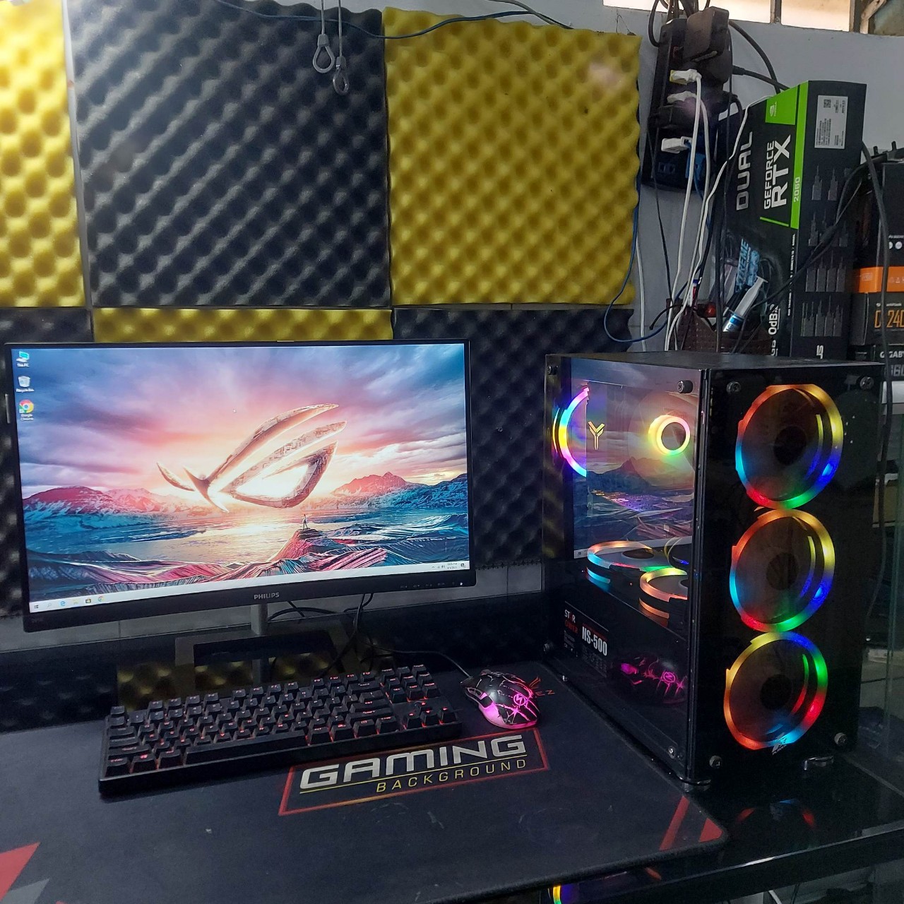 BỘ MÁY TÍNH GAME/ INTEL I3 10100F / DDR4 16GB / SSD 120GB/ GTX1060 6G