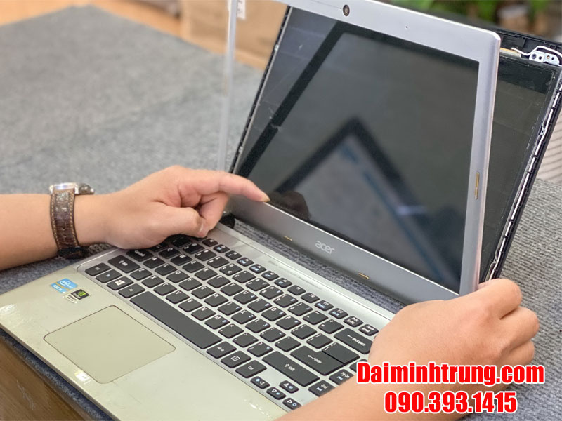 cach khac phuc loi laptop bi trang